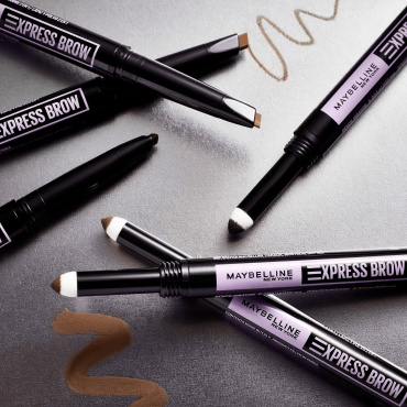 Карандаш-тени для бровей Maybelline New York Express Brow Satin Duo 02 Medium Brown 0.71 г фото 9