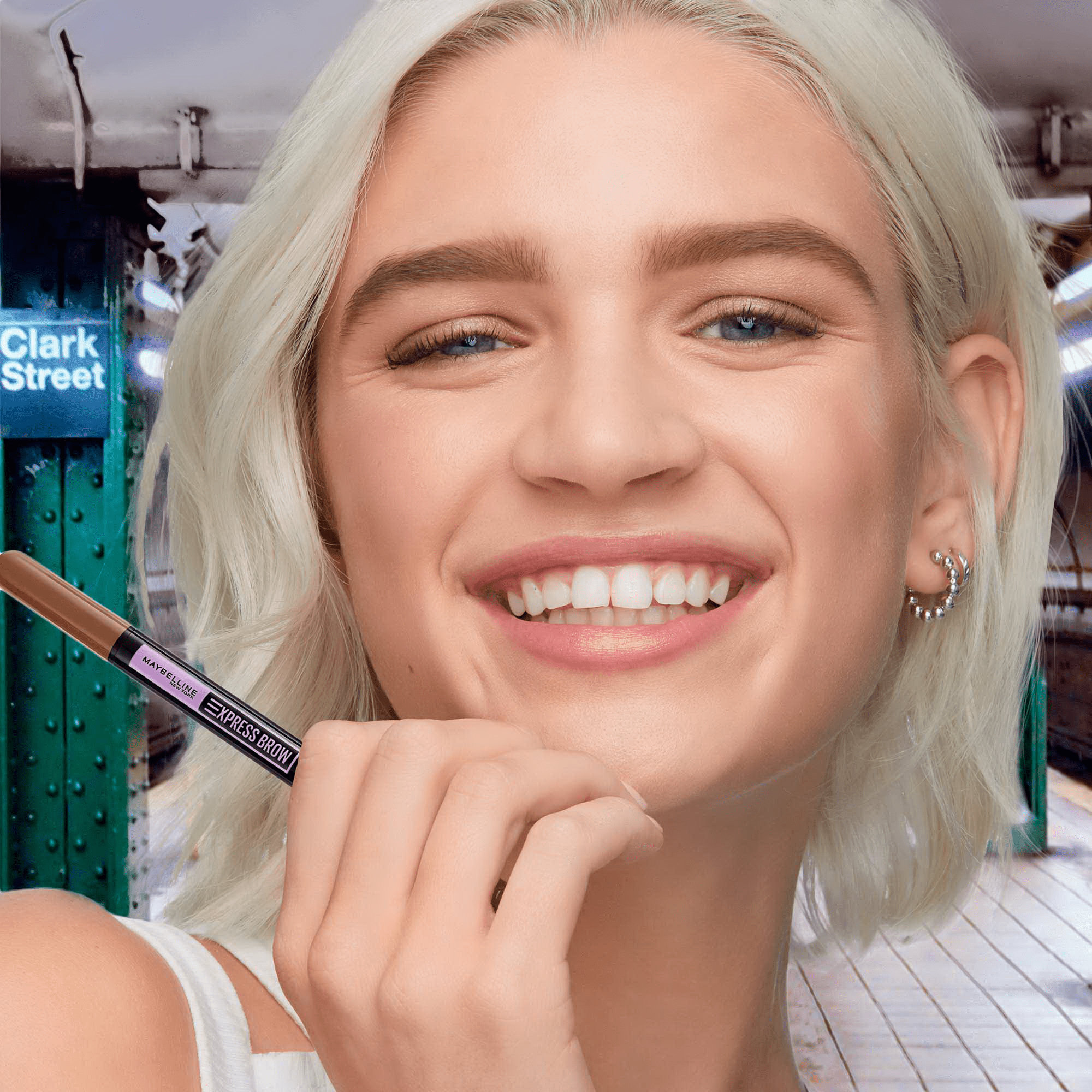Карандаш-тени для бровей Maybelline New York Express Brow Satin Duo 04 Dark Brown 0.71 г фото 4