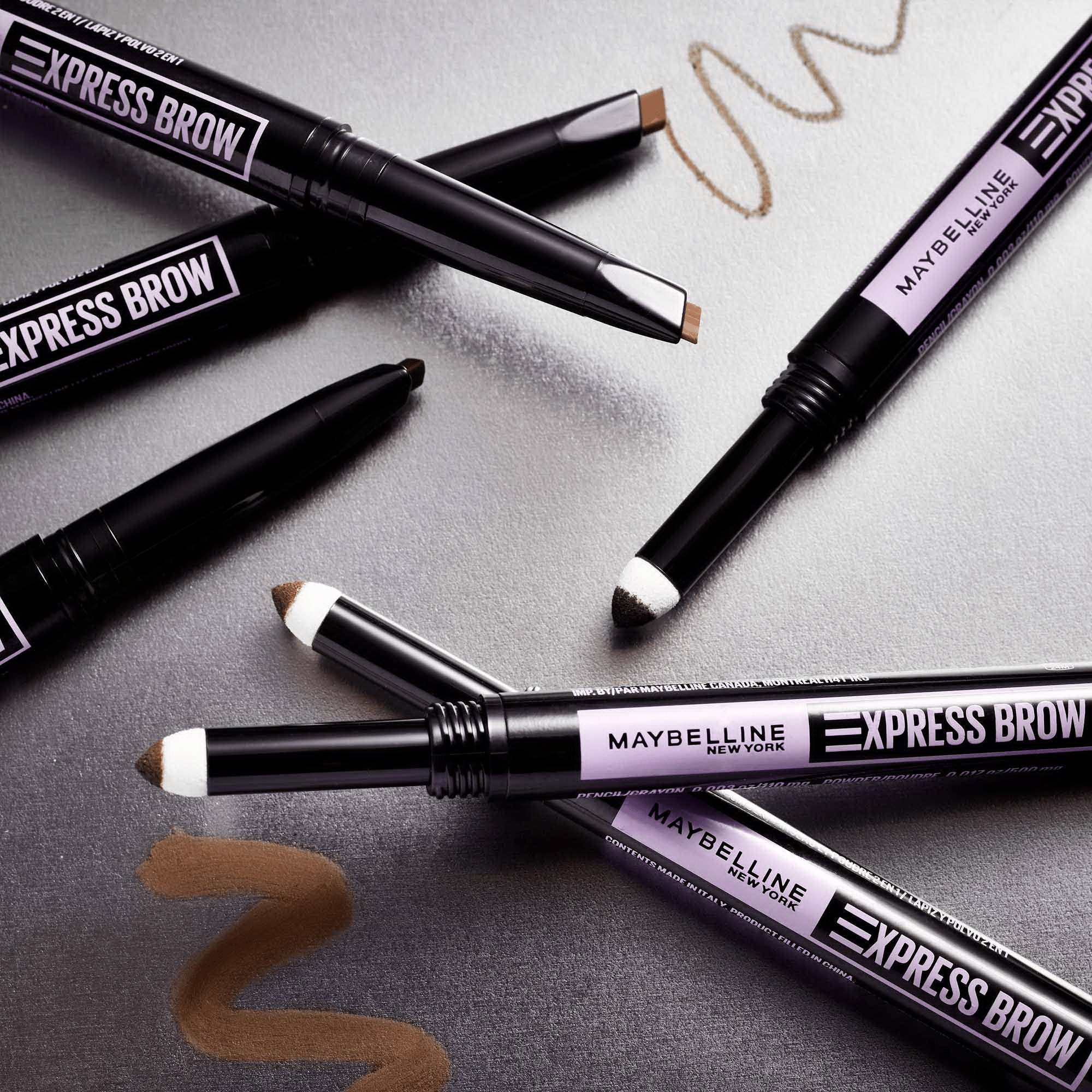 Карандаш-тени для бровей Maybelline New York Express Brow Satin Duo 04 Dark Brown 0.71 г фото 8