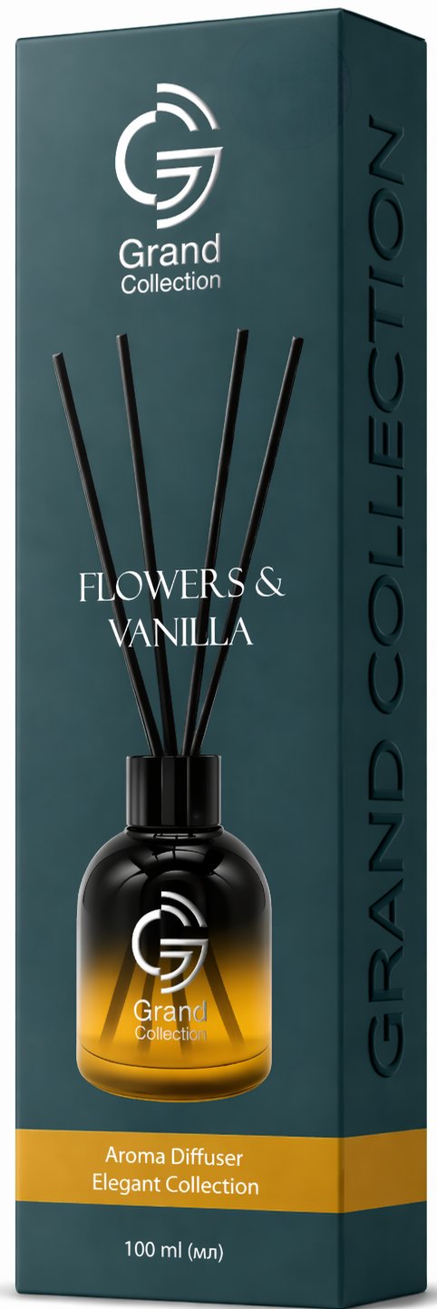 Grand Collection аромадифузор Flowers & Vanilla, 100мл