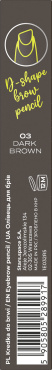 Карандаш для бровей Stars from The Stars Browsphere 03 Dark Brown 0.14 г фото 3