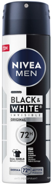 Антиперспирант NIVEA Черное и Белое невидимый: классический спрей 150 мл фото 7