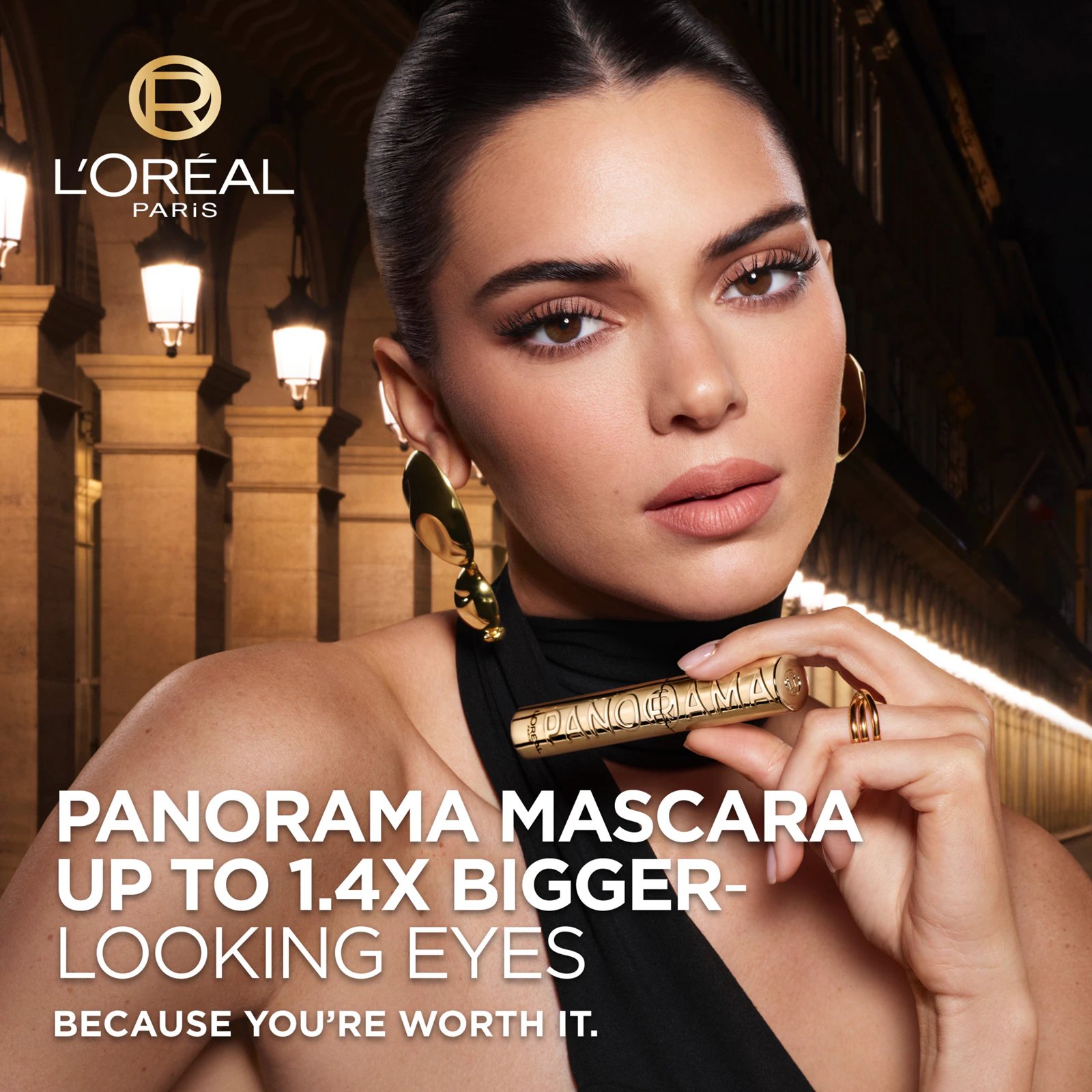 Тушь для панорамного объема ресниц L'Oréal Paris Volume Million Lashes Panorama, темно-коричневая, 9.9 мл