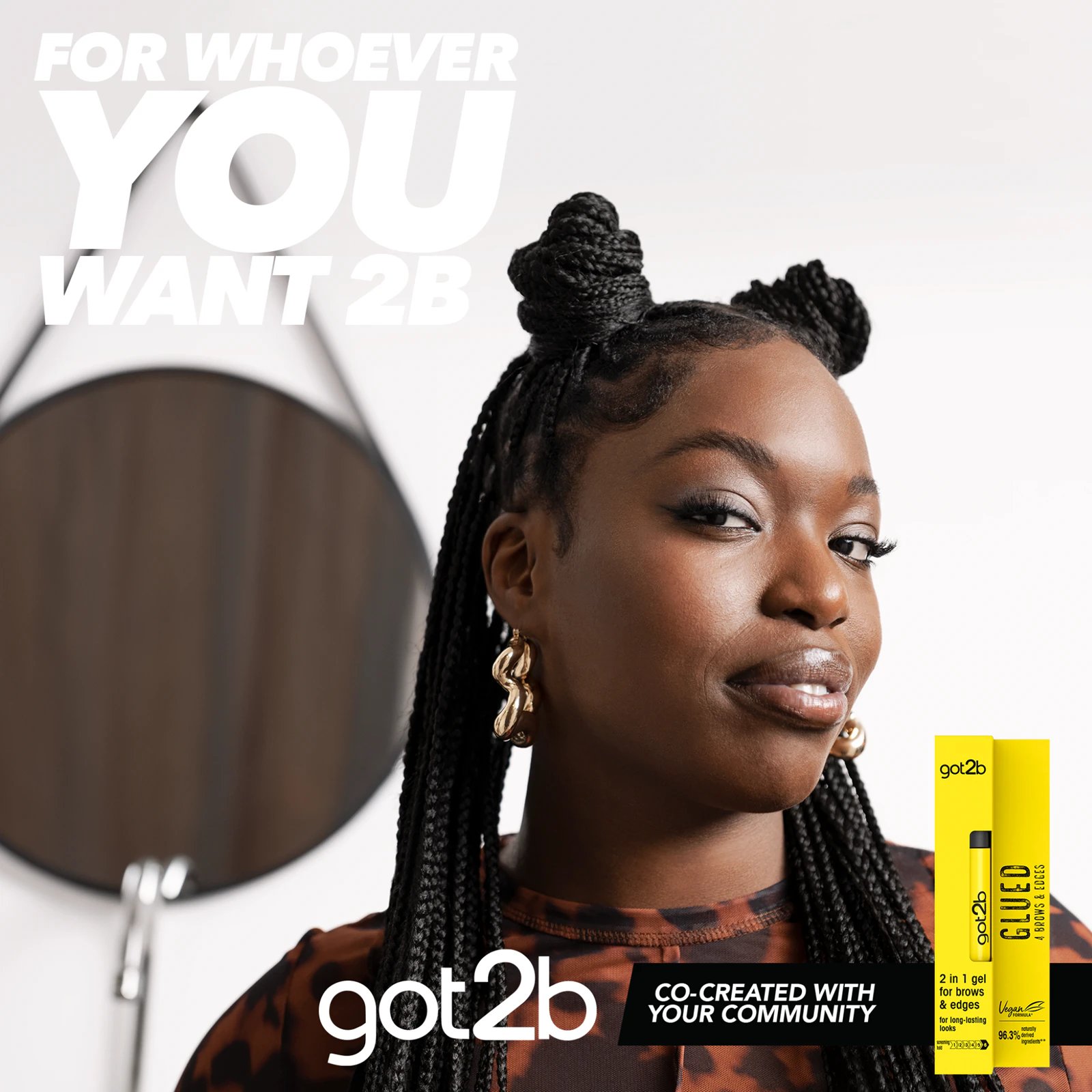 Гель Got2b by Schwarzkopf 2-в-1 для бровей и прикорневых волос 16 мл фото 2