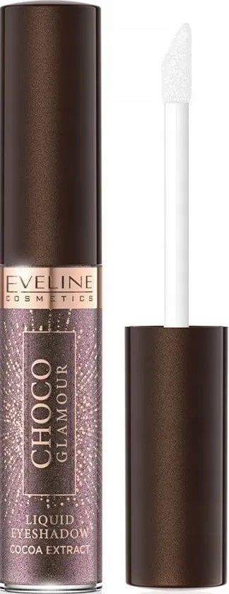 Рідкі тіні Eveline Choco Glamour блискучі з екстрактром какао 06, 6.5 мл