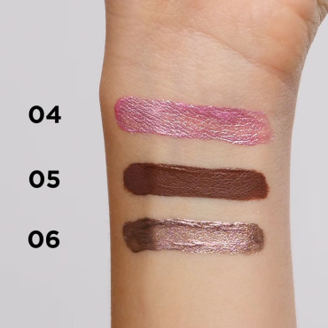 Рідкі тіні Eveline Choco Glamour блискучі з екстрактром какао 06, 6.5 мл фото 1
