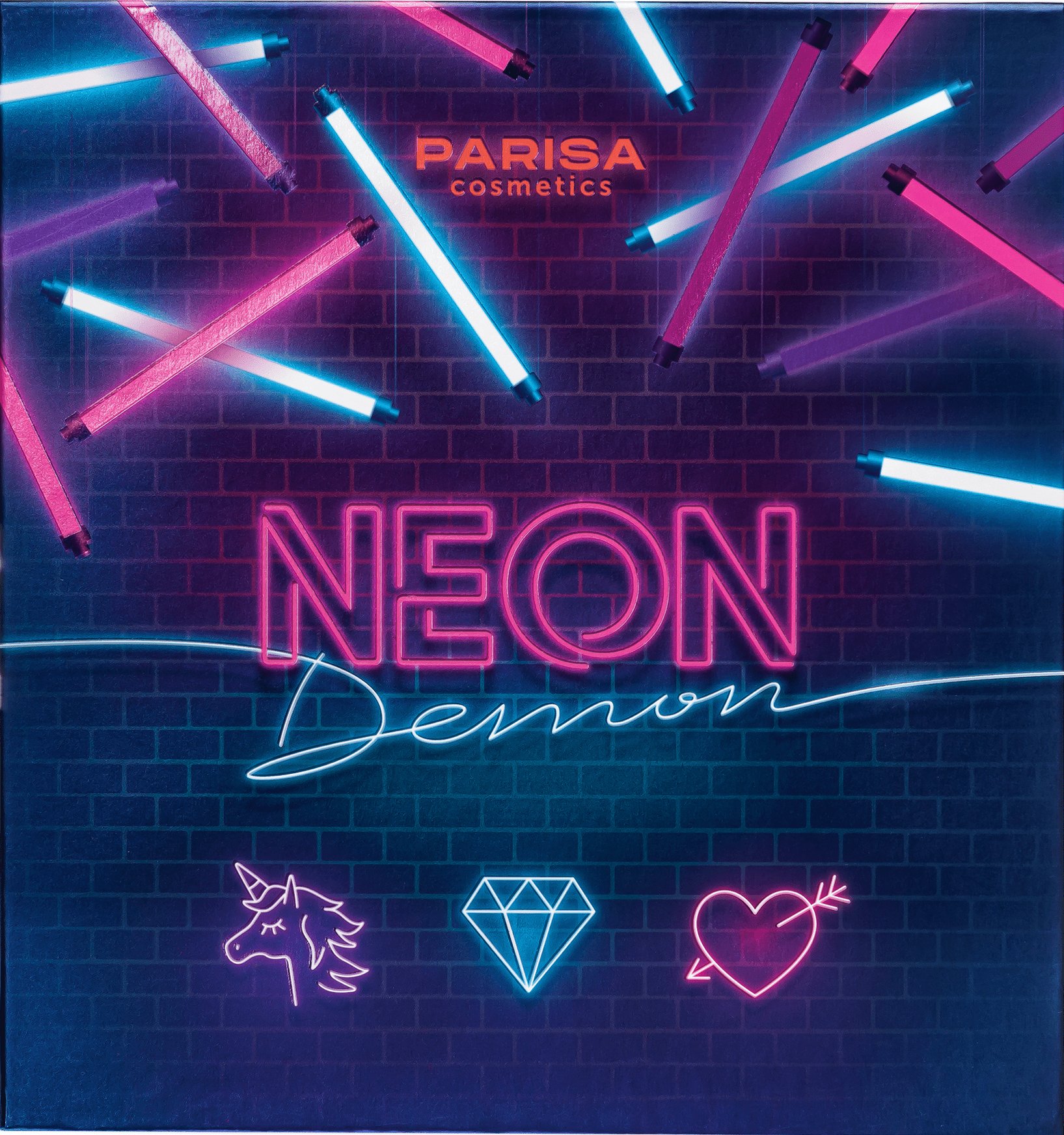 Набір тіней PARISA Mystery E716, 16 кольорів № 4 Neon - купити за