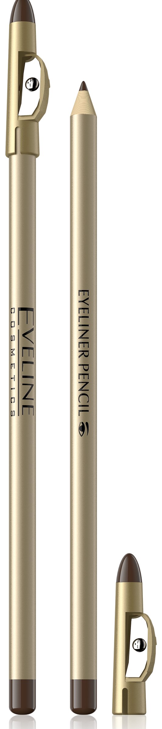Олівець контурний для очей з підстругачкою Eveline Cosmetics Eyeliner Pencil 1,2 г 1