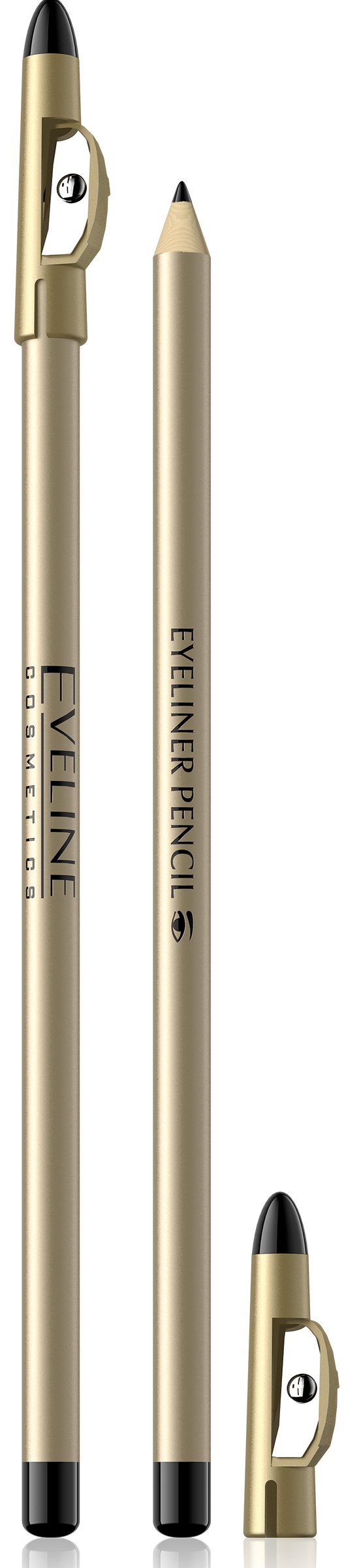 Олівець контурний для очей з підстругачкою Eveline Cosmetics Eyeliner Pencil 1,2 г 1