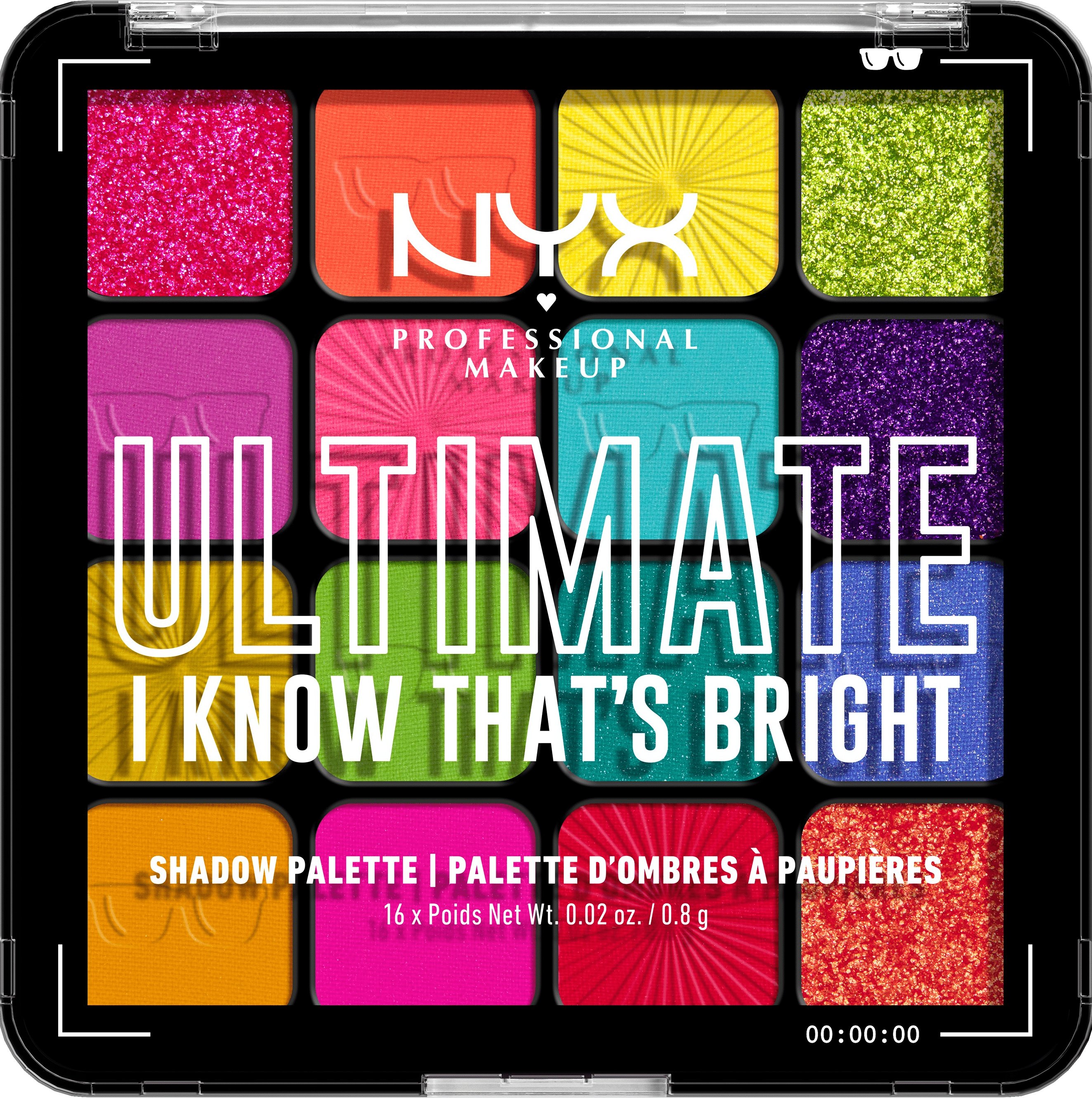 Палетка теней для век NYX Professional Makeup Ultimate Shadow Palette 04W, 12.8 г