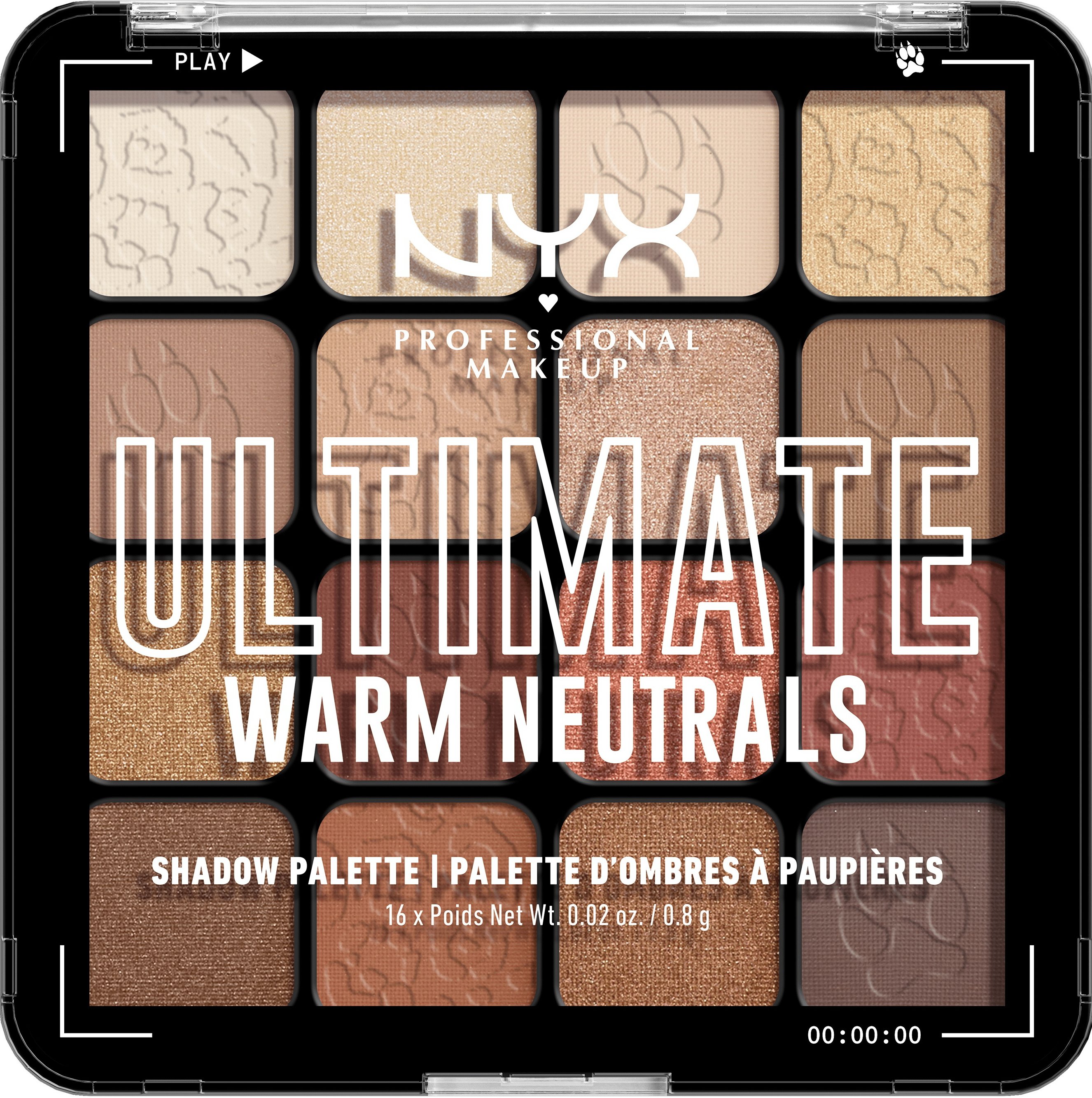 Палетка теней для глаз NYX Professional Makeup Ultimate Shadow Palette 05W, 12.8 г фото 6