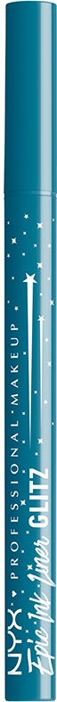 Подводка-фломастер для глаз NYX Professional Makeup Epic Ink Glitz водостойкая 01 Tapered Twinkle,1 мл