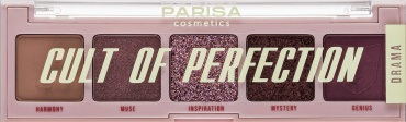Палитра теней PARISA Cult Of Perfection 5 оттенков E-605 № 01 Drama