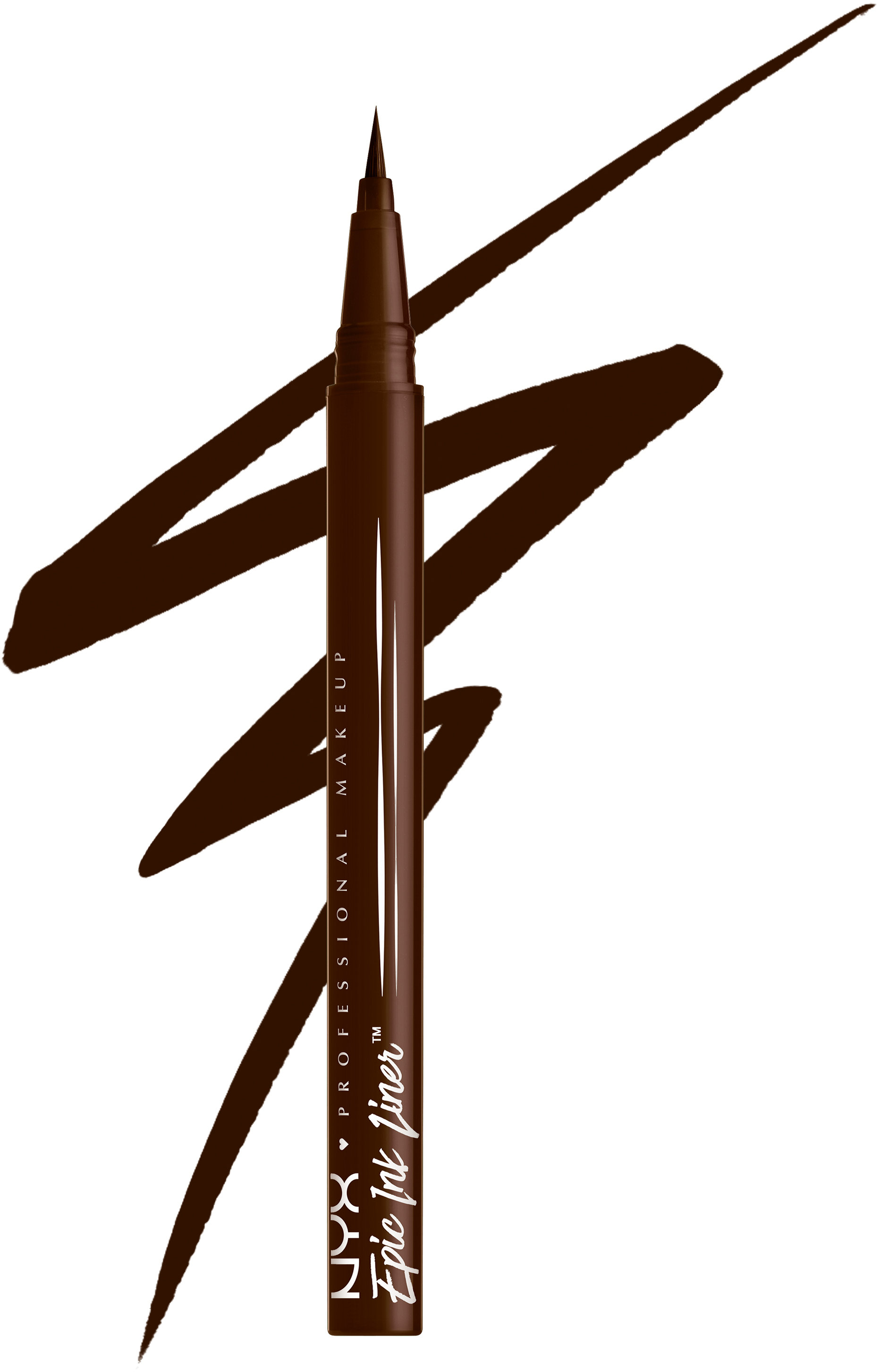 Подводка-фломастер для глаз NYX Professional Makeup Epic Ink 04 Milk Chocolate , 1 мл фото 2
