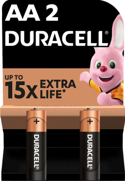 Щелочные батарейки DURACELL Basic AA в упаковке 2 шт. фото 6