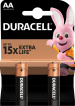 Щелочные батарейки DURACELL Basic AA в упаковке 2 шт.