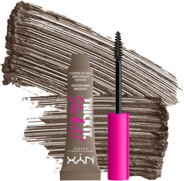 Туш для брів NYX Professional Makeup Thick It Stick It 01, 7 мл фото 1