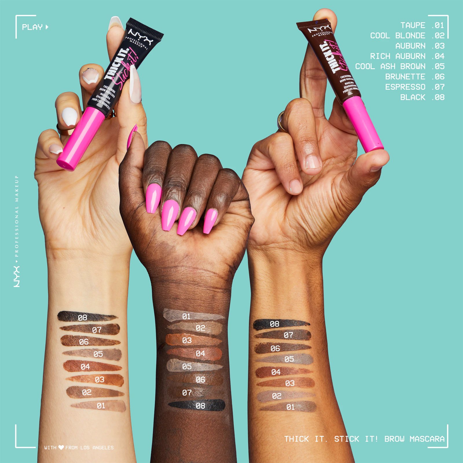 Тушь для бровей NYX Professional Makeup Thick It Stick It 06, 7 мл фото 10