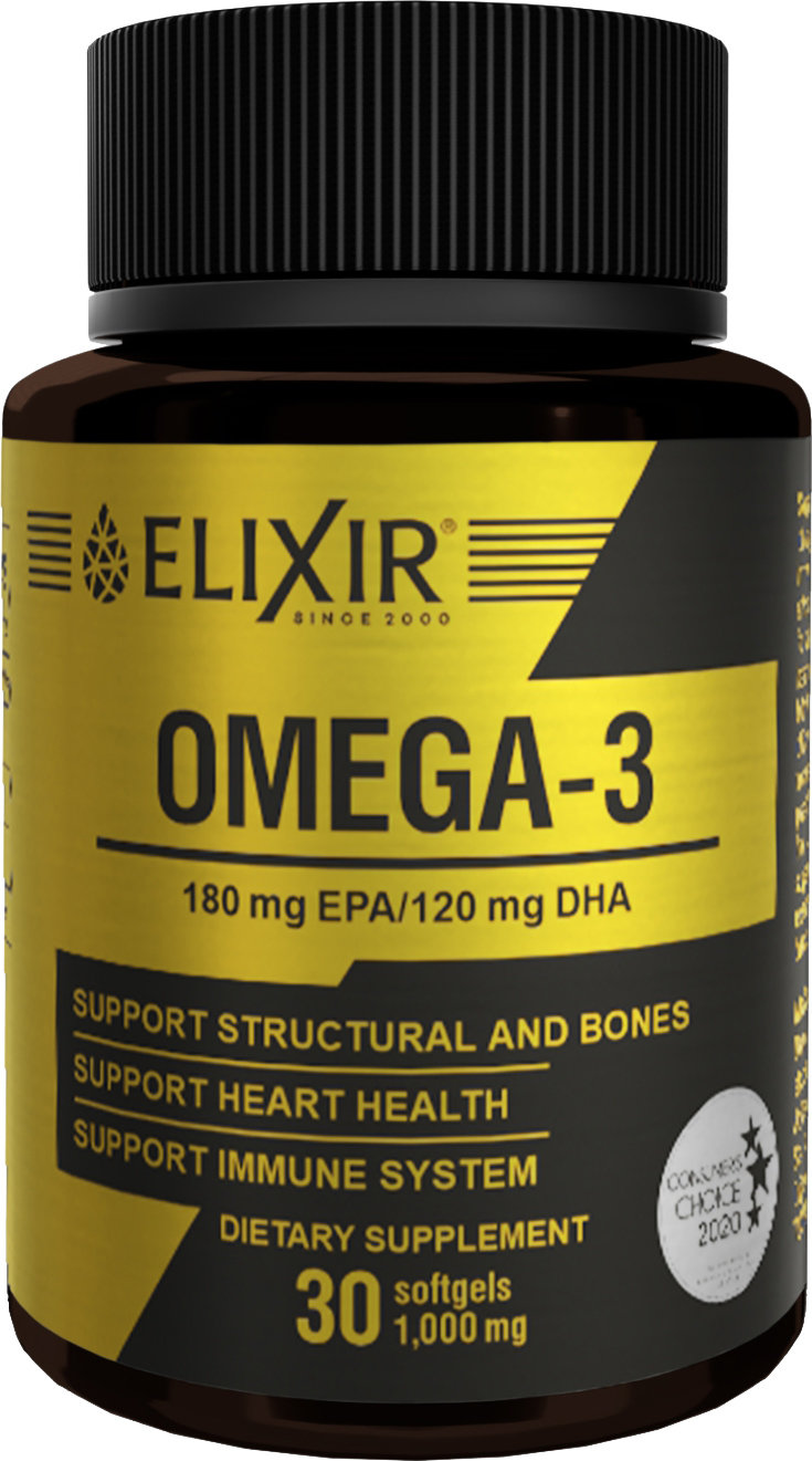 Дієтична добавка Elixir Омега -3, 30 шт.