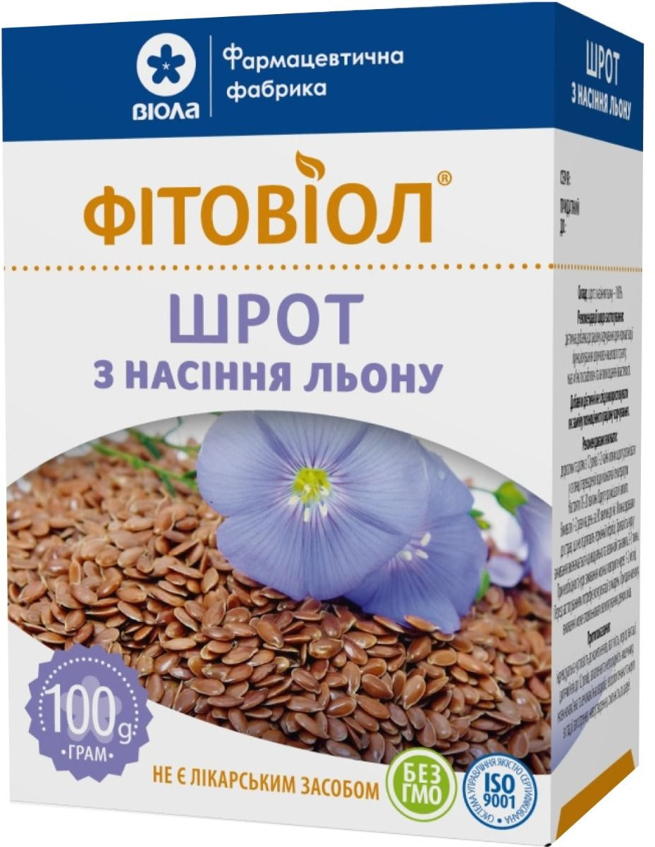 Шрот Віола Фітовіол з насіння льону 100 г 2