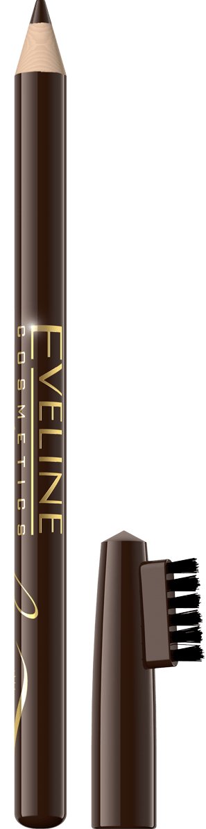 Олівець для брів контурний Eveline Eyebrow Pencil Soft Brown 6 г