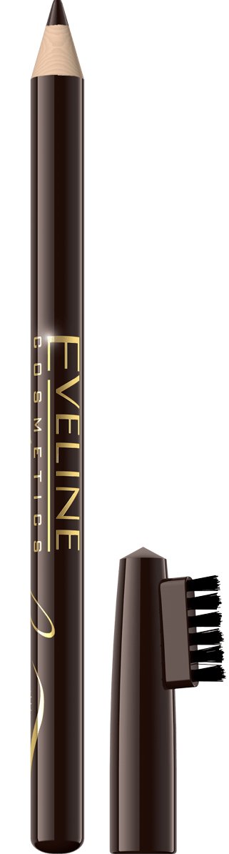 Карандаш для бровей контурний Eveline Eyebrow Pencil Medium Brown 4 г