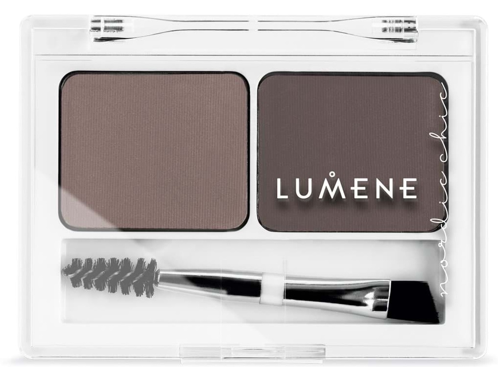 Палетка для бровей Lumene NORDIC CHIC EXTRA STAY Medium Brown 3.6 г