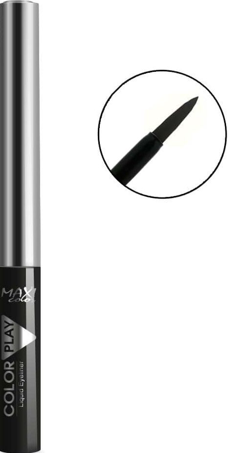Подводка для глаз MAXI color Color Play черная 3.5 мл фото 1