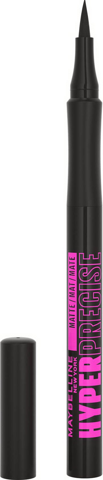 Maybelline подводка-фломастер для глаз Hyper Precise матовый черный, 1 мл