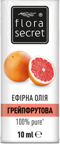 Олія ефірна Flora Secret Грейпфрутова 10 мл фото 1