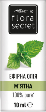 Олія ефірна Flora Secret М'ята 10 мл фото 1