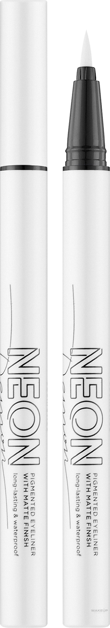 Фломастер для очей Parisa Cosmetics неоновий 107 № 01 білий