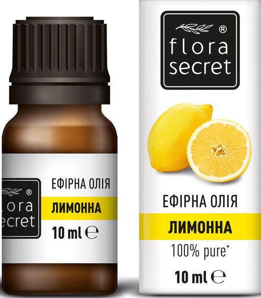 Олія ефірна Flora Secret Лимонна 10 мл