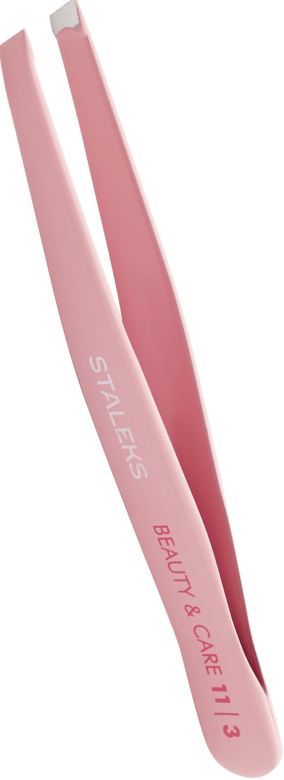 Пінцет для брів STALEKS Beauty & Care скошені кромки