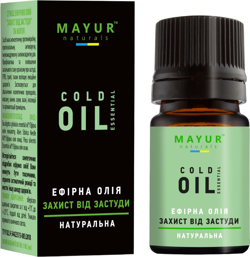 Масло эфирное Mayur Защита от простуды 5 мл