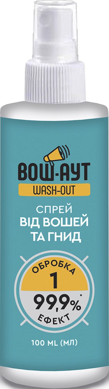 Спрей против вшей и гнид Wash-Out 100 мл фото 1