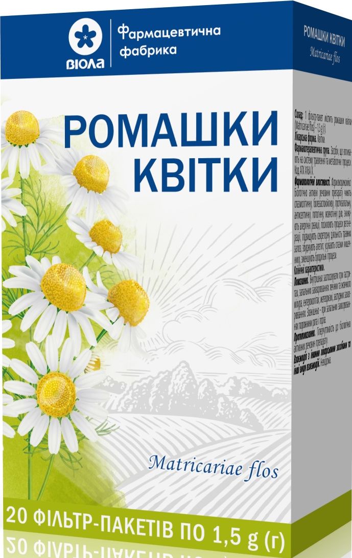 Фіточай Віола ромашки квітки 20 х 1.5 г 1