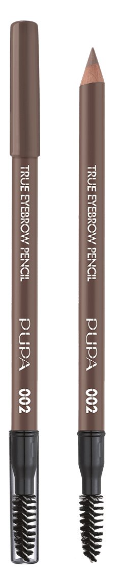Карандаш для бровей Pupa Milano True Eyebrow Pencil Waterproof водостойкий 002 Brown 1.08 г