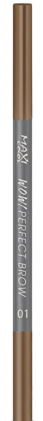 Карандаш для бровей MAXI Color Wow Perfect Brow автоматический 01, 1 г
