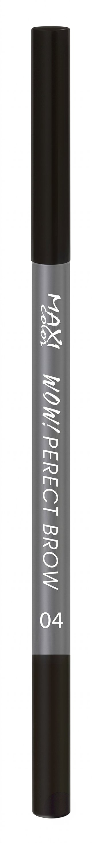 Автоматичний олівець для брів з щіточкою Maxi Color WOW Perfect Brow №4