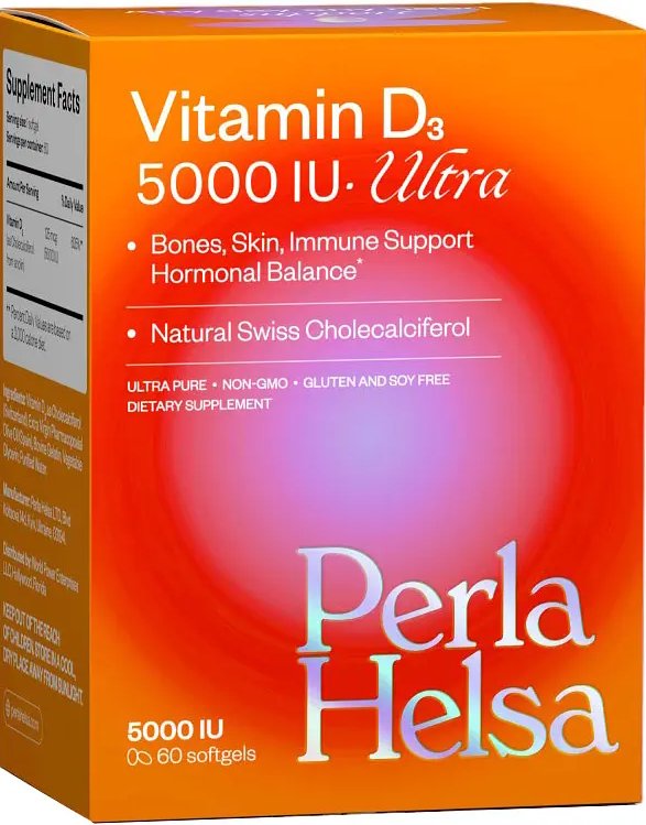 Perla Helsa Vitamin D3 5000 IU капсули 60 шт. 6