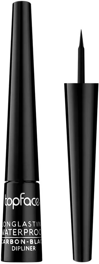 Підводка для очей TopFace Longlasting Waterproof Carbon Black 2.5 мл фото 1