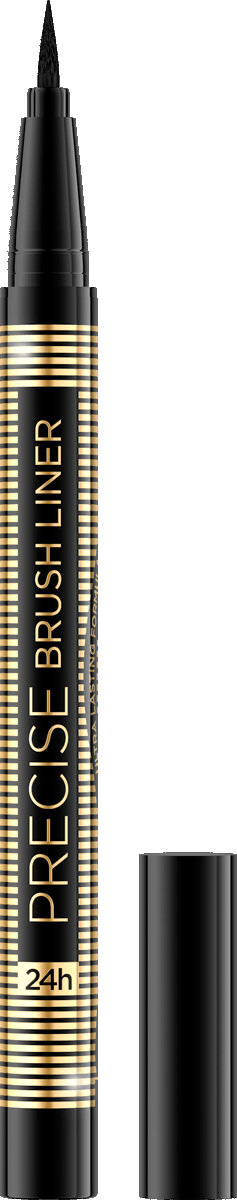 Підводка-фломастер для очей Eveline Precise Brush Liner Чорна 4 мл
