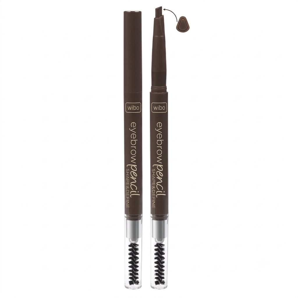 Олівець для брів Wibo Eyebrow Pencil 02 Темно-коричневий 5 г фото 1