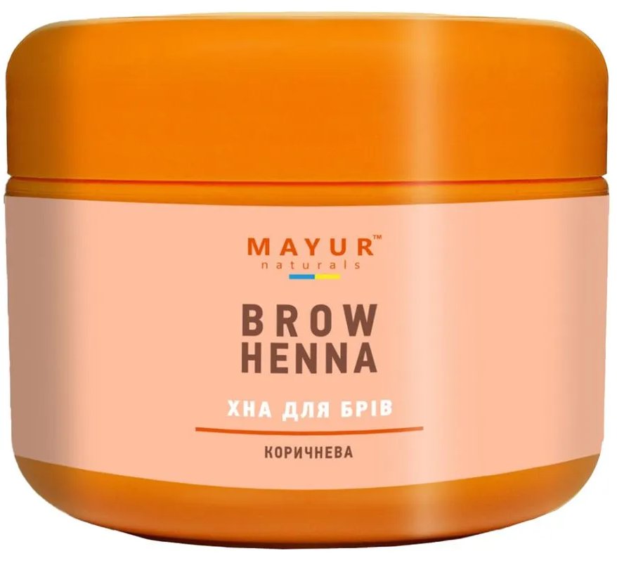 Хна для брів Mayur коричнева 10 г