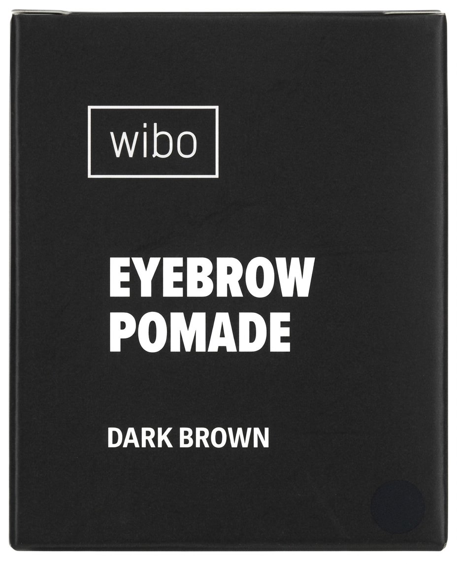 Помада для бровей Wibo Eyebrow Pomade 2 в 1 водостойкая Dark Brown 6 г