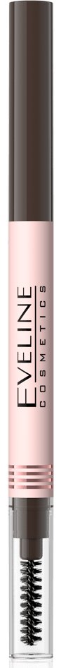 Помада-олівець для брів Eveline Cosmetics Brow & Go Pomade Pencil Dark Brown 1.4 г фото 1