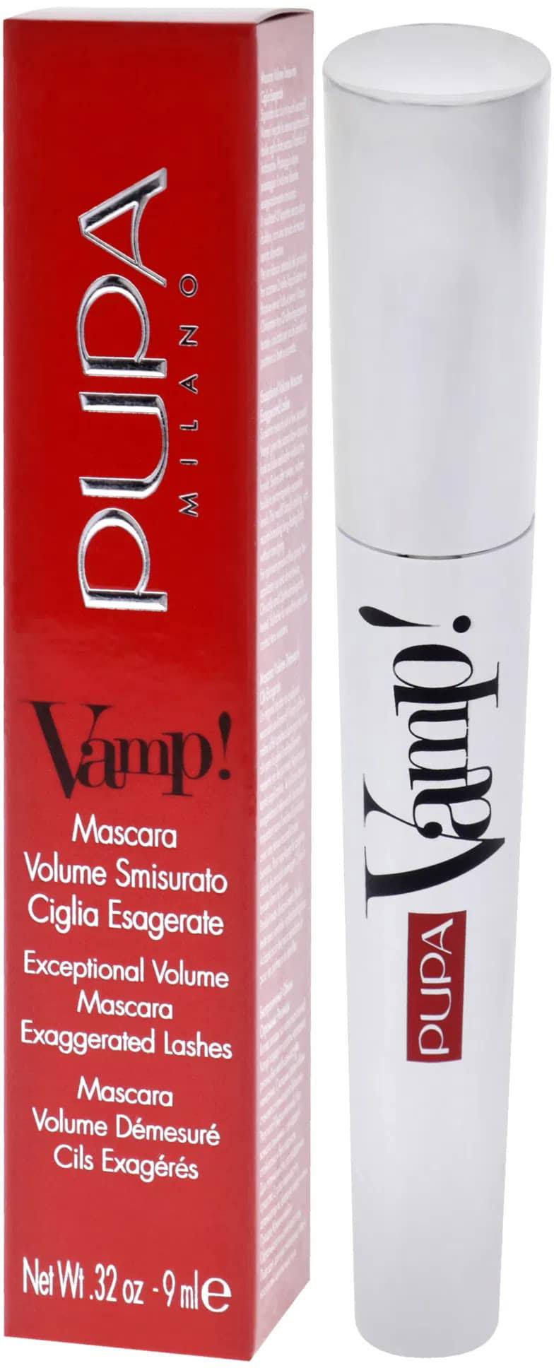 Туш для вій Pupa Vamp Exceptional Volume 200 Chocolate Brown 9 мл фото 2