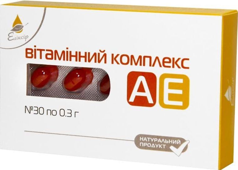 Вітамінний комплекс АЕ в капсулах Экосвіт-ойл 30 шт. фото 1