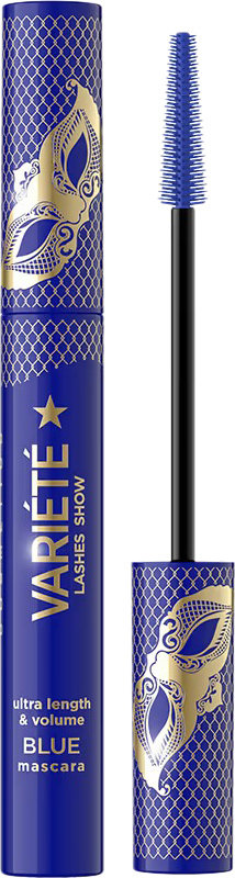 Туш для вій Eveline Variete Lashes Show Ultra-Length & Volume Mascara синя 9 мл фото 3